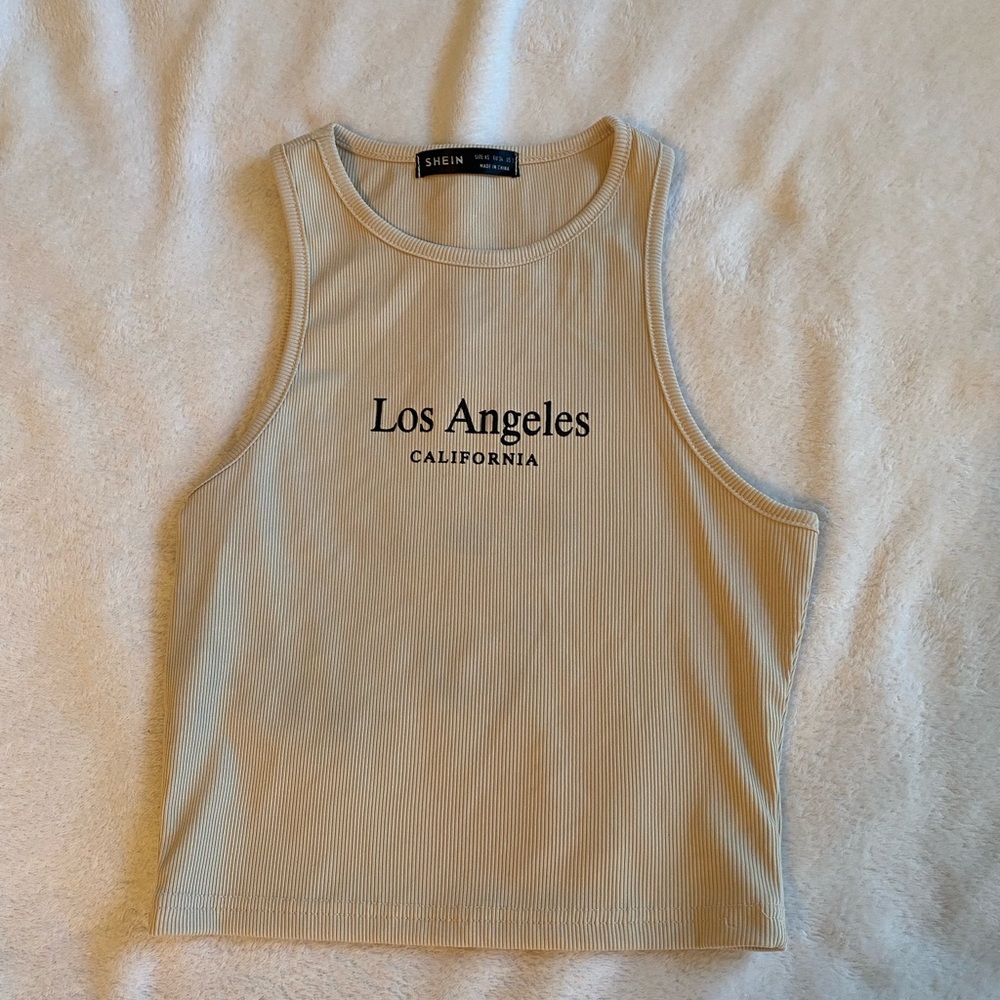 Cropped Ribbed tank - Picture 2 of 2